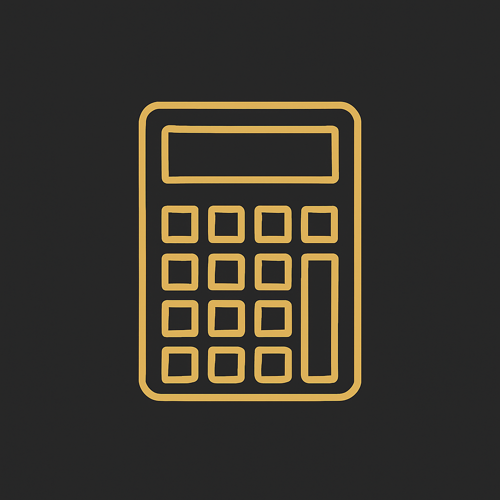 Ícone de calculadora